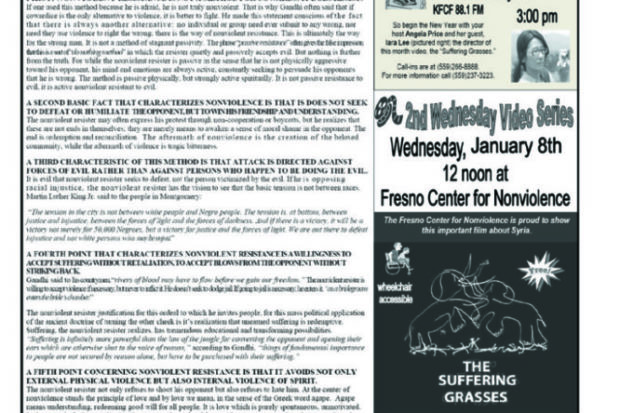 Fresno Center for Nonviolence – January 2013