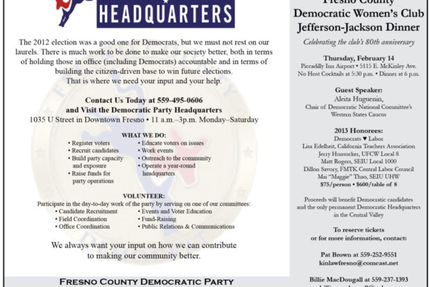 Fresno County Democratic Party – February 2013