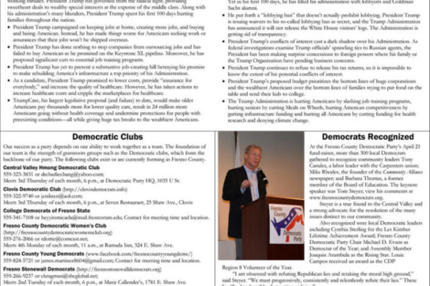 Fresno County Democratic Party – May 2017