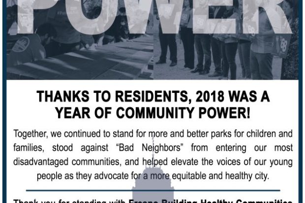Fresno Building Healthy Communities – January 2019