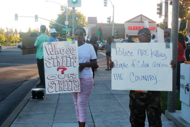 Black Lives Matter and Others in Fresno Protest Police Brutality