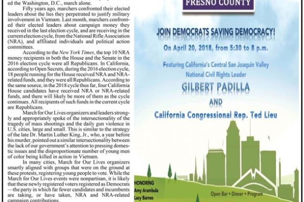 Democratic party Fresno county – April 2018