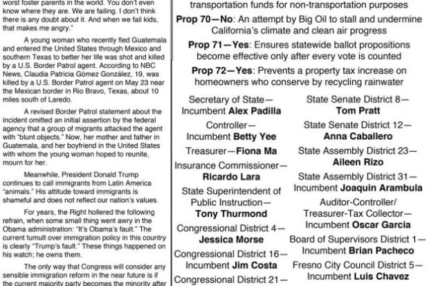Fresno County Democratic Party – June 2018