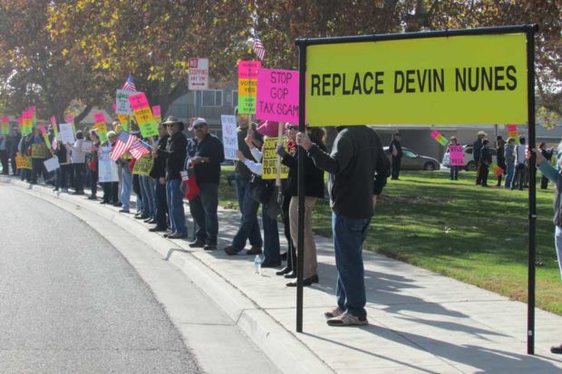 Nunes Fuels Protest with Support of Tax Scam