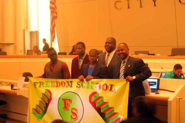 City Council Award to Floyd D. Harris’ Freedom School
