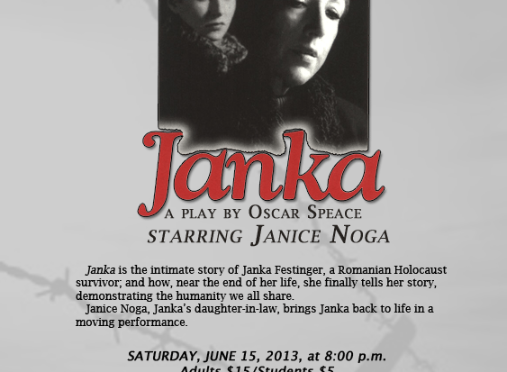 Unitarian Universalist Church Presents ‘Janka’