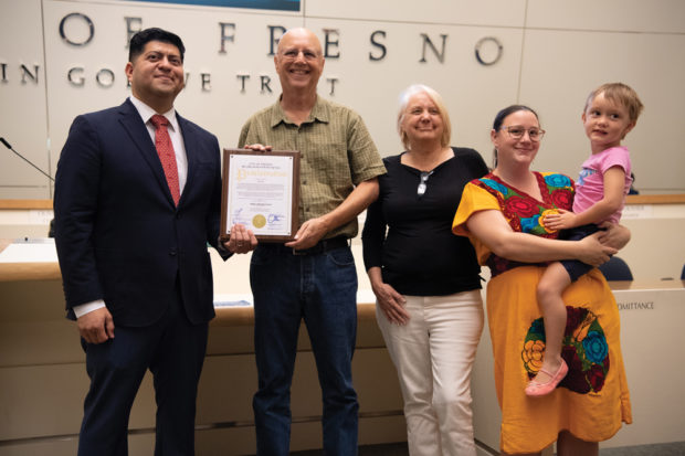 Fresno City Council Recognizes Mike Rhodes