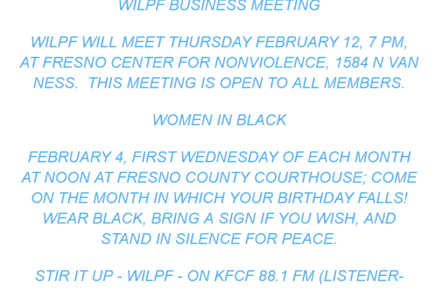 WILPF: February 2015