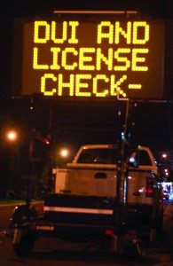 DUI Checkpoints: What’s the Agenda?