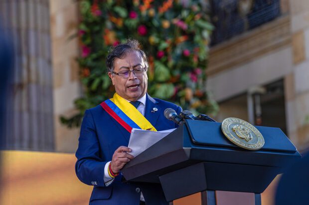 Inauguration of Colombian President Gustavo Petro in 2022. Photo courtesy of The Commons