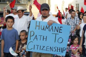 In downtown Fresno, hundreds marched for immigrant rights on May 1. Read the article on this page to find out why. Photo by Richard Iyall