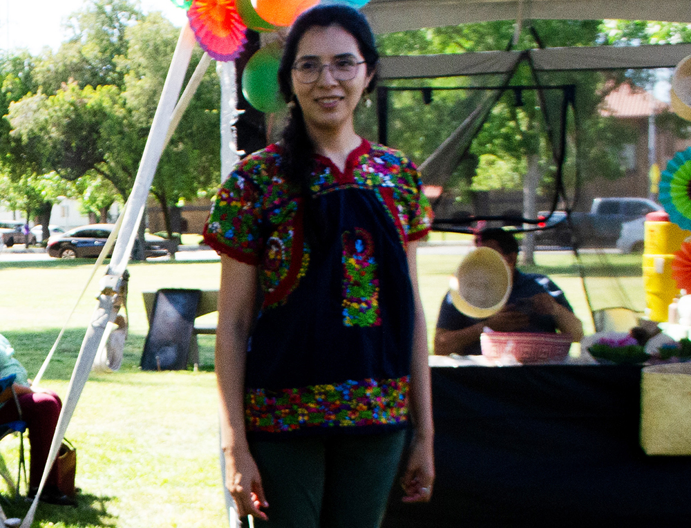 Daisy Mejía, quien preparó un delicioso huachimole. Photo by Eduardo Stanley