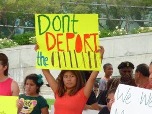 The recent influx of unaccompanied Central and South American children, some as young as 3, is not only about U.S. policy but also human rights, especially in the case of fleeing violence and poverty to seek refuge. Photo by Ernesto Saavedra