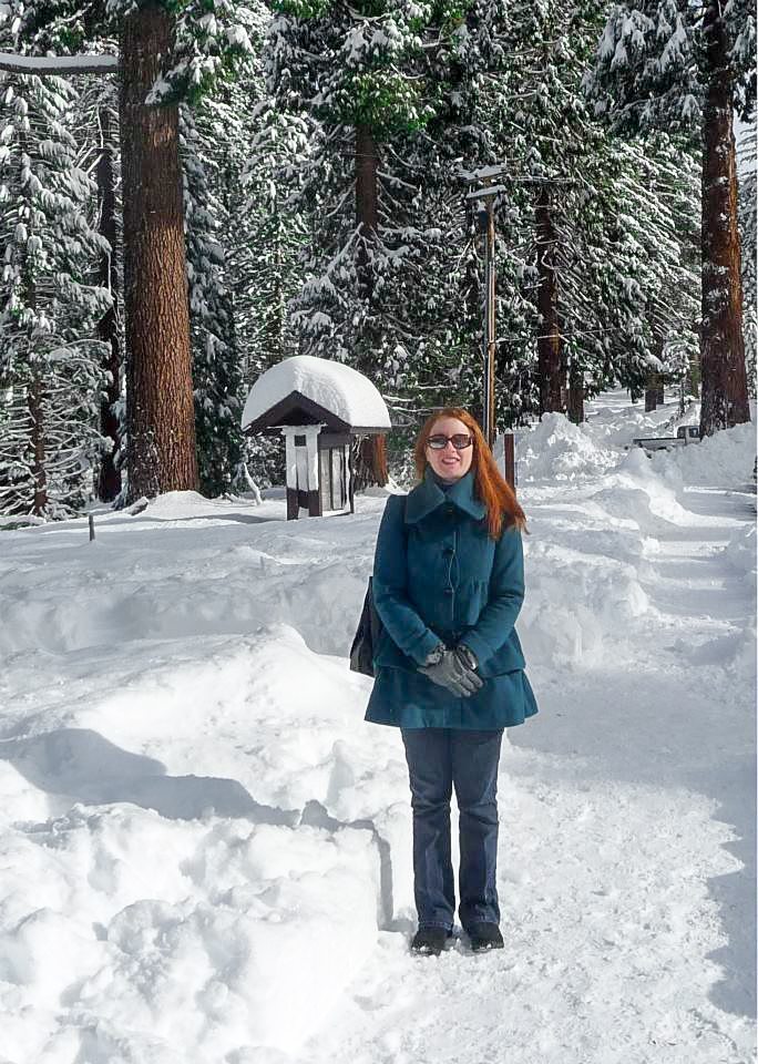 Hannah Brandt at Sequoia National Park in 2012