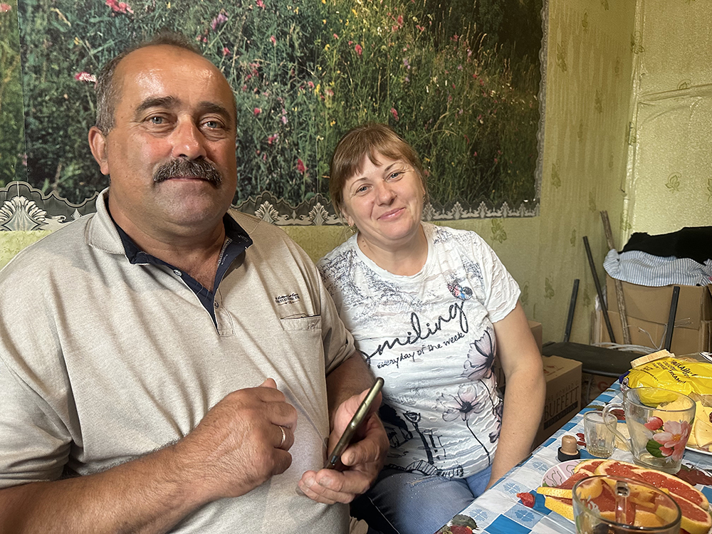 Oleksandr Yakovenko and his wife. Photo by Zarina Zabrisky